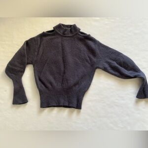 SNIDEL Women’s Dark Gray Mock Neck Sweater size One Size